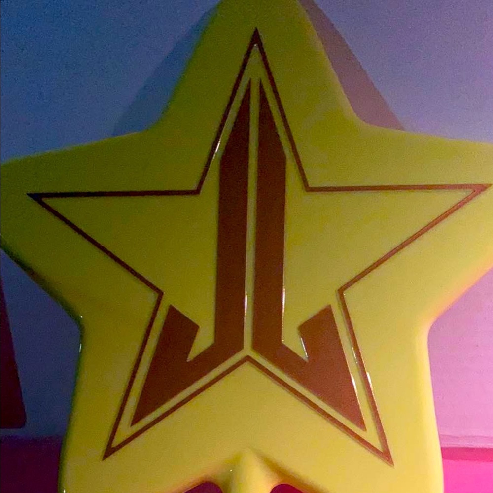 COPY - JSC chartreuse star mirror